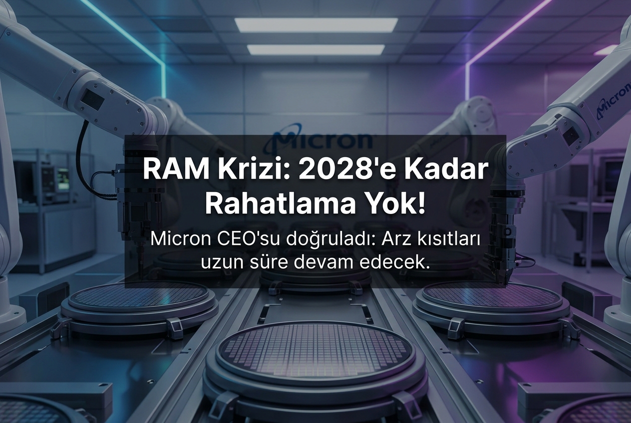 Micron CEO’su Açıkladı: RAM Krizi 2027’yi de Aşacak, Rahatlama En Erken 2028’de