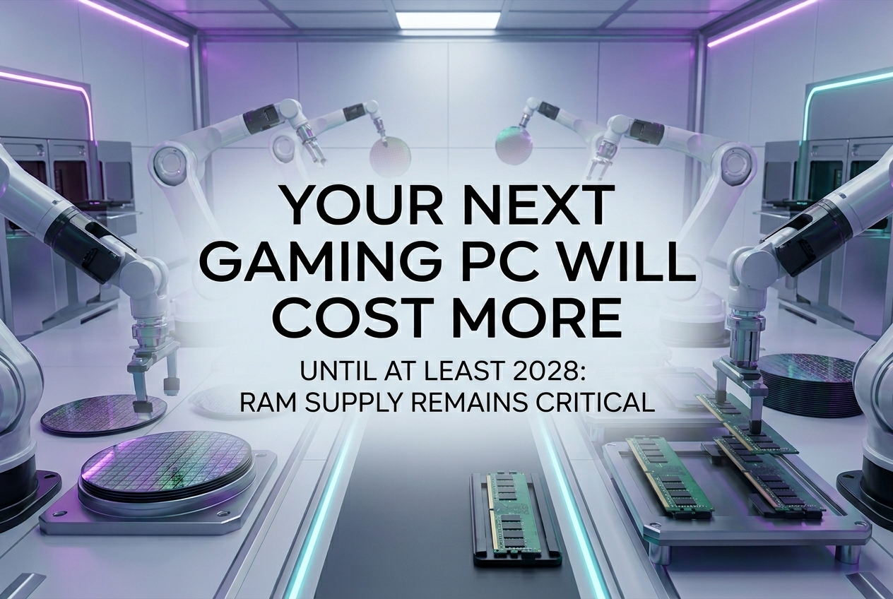 Micron CEO Confirms RAM Shortage Will Last Beyond 2027, Gradual Relief Expected in 2028