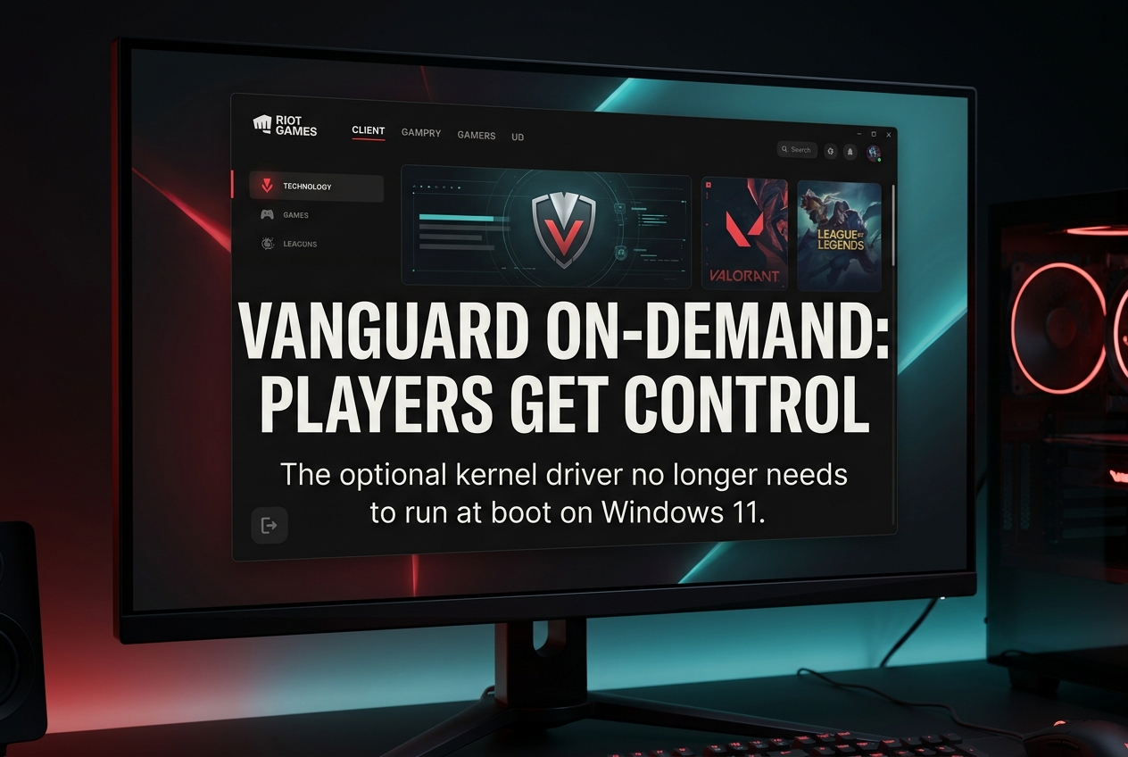 Riot Vanguard On-Demand Mode: What It Is, How to Enable It, and What It Means for Players