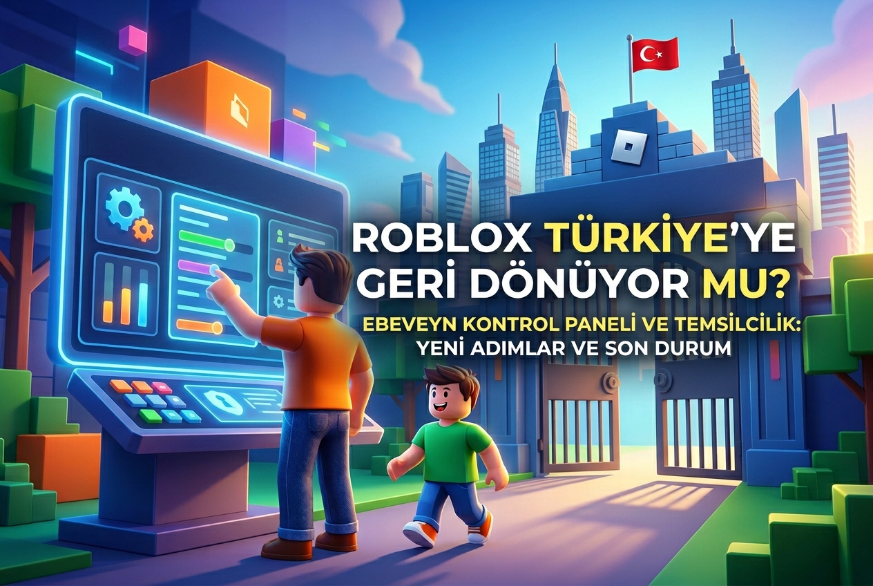 Roblox Türkiye’ye Geri Dönüyor mu? Ebeveyn Kontrol Paneli, Temsilcilik ve Son Durum
