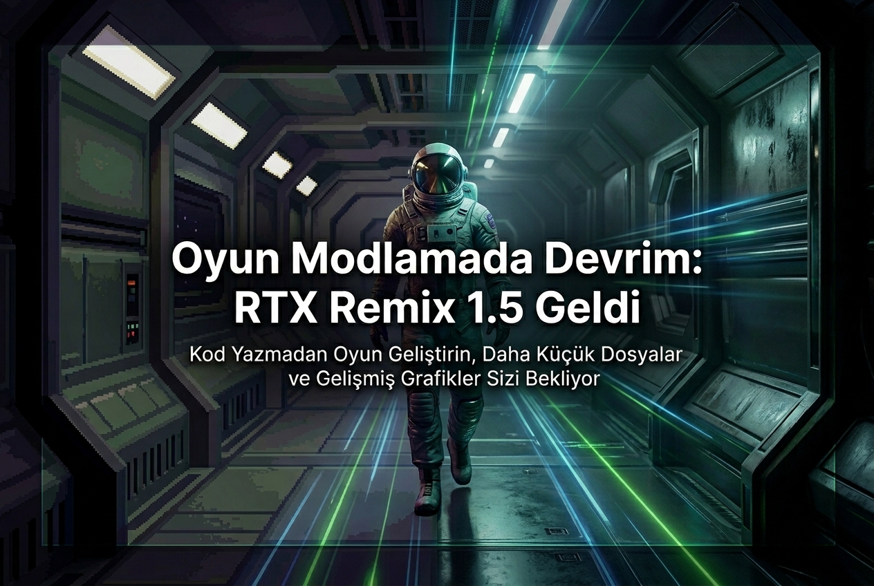 RTX Remix 1.5 Çıktı: Yapay Zeka Destekli Modlama, RTX IO Sıkıştırma ve Smooth Normals