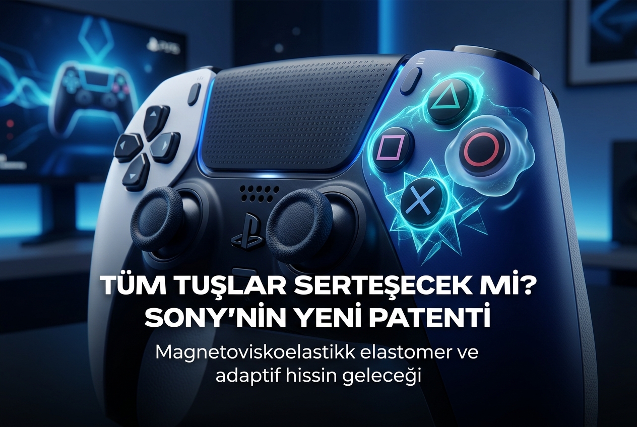 Sony’nin Yeni Kontrolcü Patenti: Tuşları Sertleşip Yumuşayan Bir DualSense Geliyor mu?