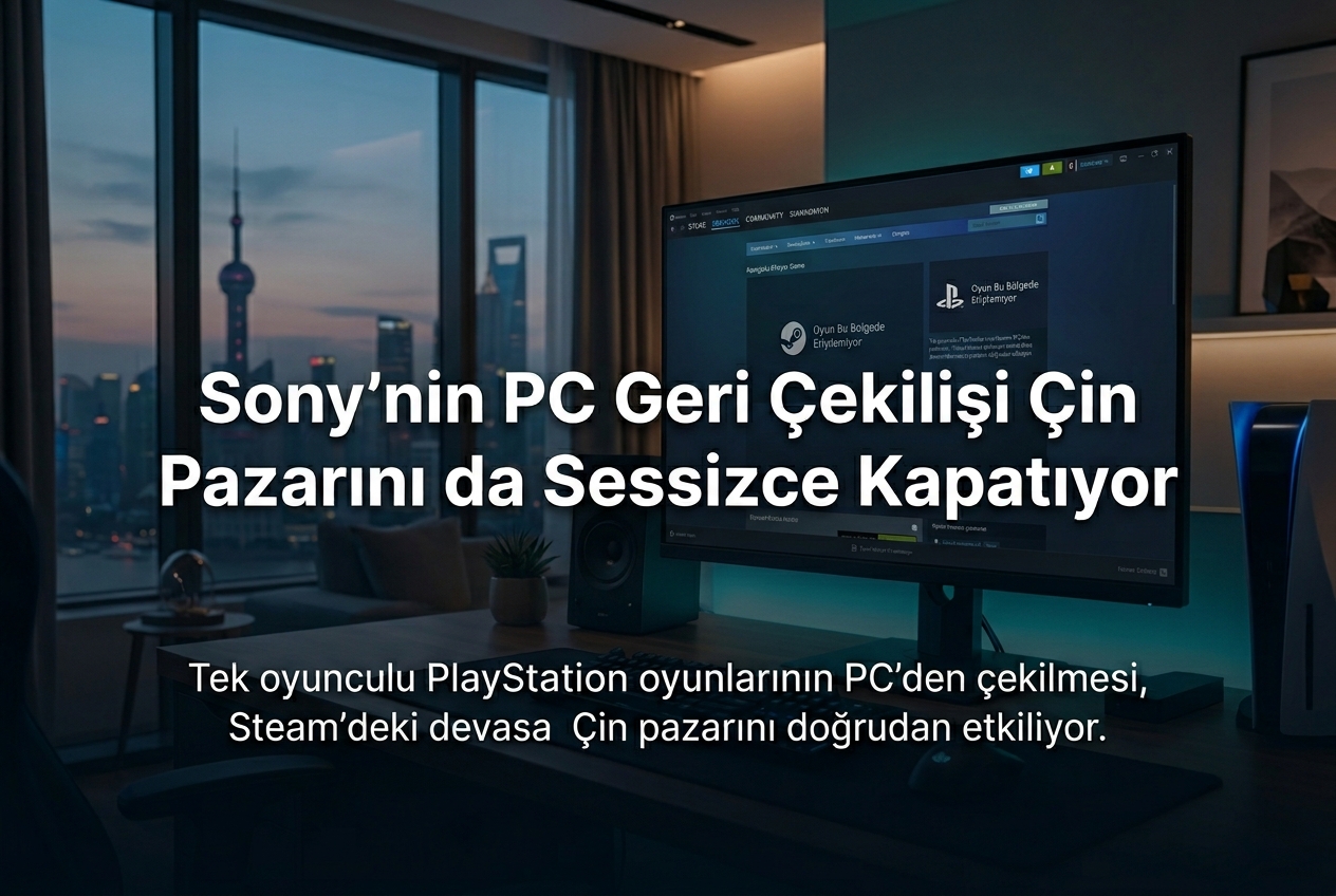 Sony'nin PC Geri Çekilişi Çin Pazarını da Sessizce Kapatıyor
