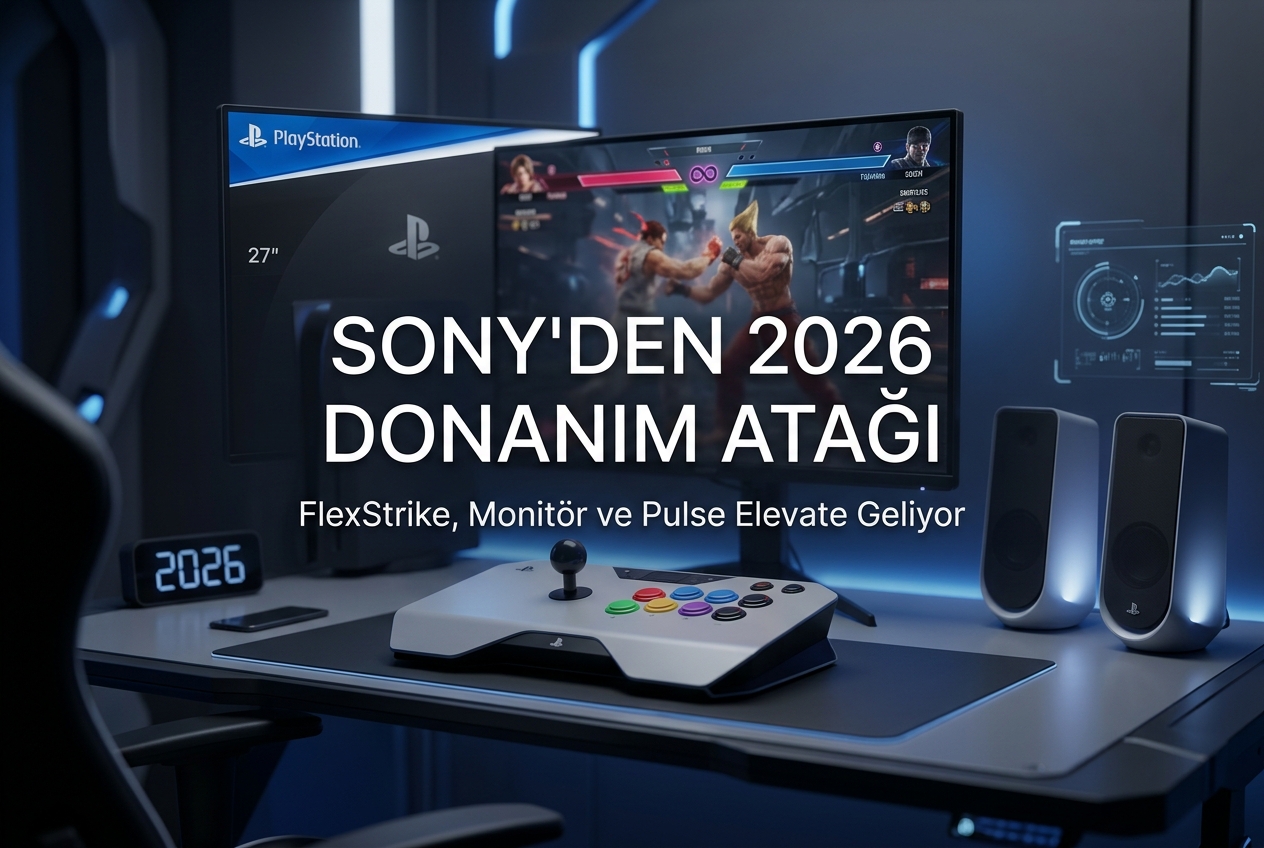 Sony’nin 2026 Donanım Atağı: FlexStrike, Oyun Monitörü ve Pulse Elevate Geliyor