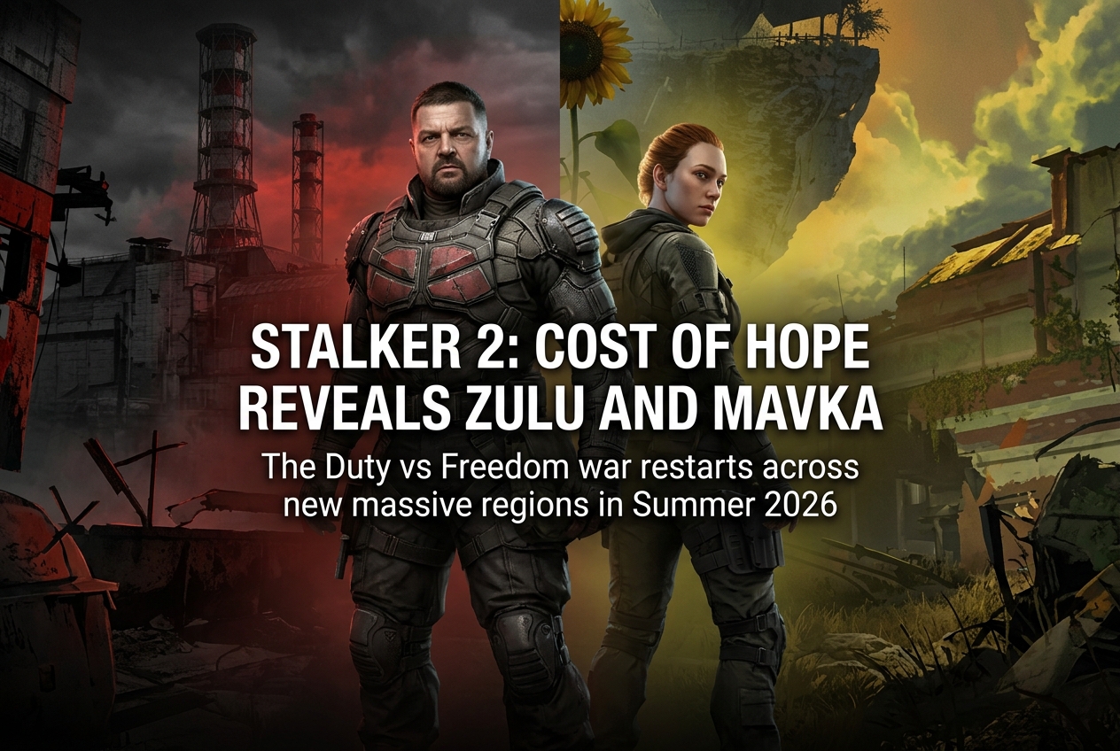 STALKER 2: Cost of Hope Trailer Reveals Zulu and Mavka as Key Characters