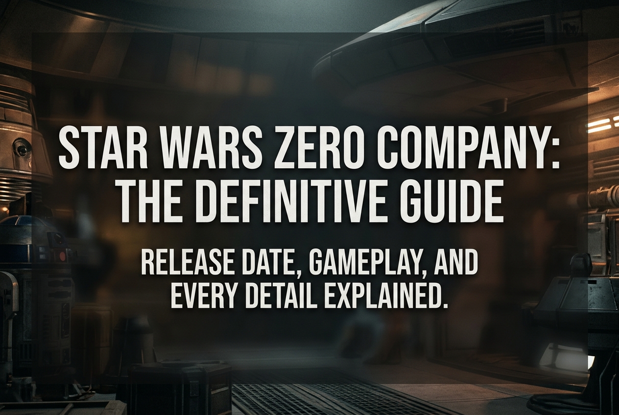 Star Wars Zero Company: Release Date, Price, Gameplay, and Everything We Know