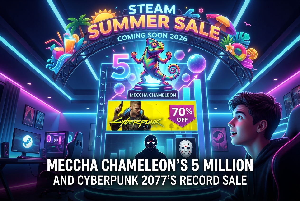 Steam’s Best-Selling Games This Week: MECCHA CHAMELEON Dominates While Summer Sale Looms