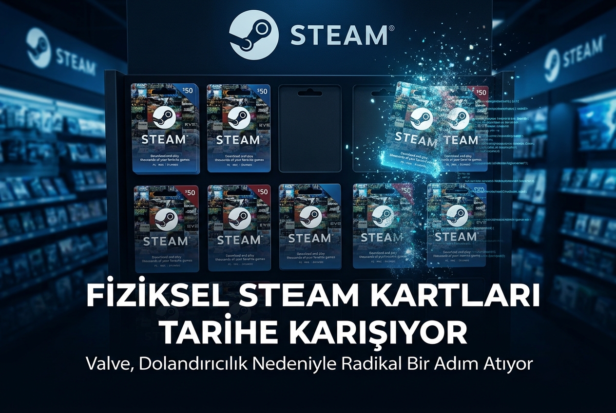 Valve Fiziksel Steam Hediye Kartlarını Kaldırıyor: Ne Oluyor, Ne Değişiyor?