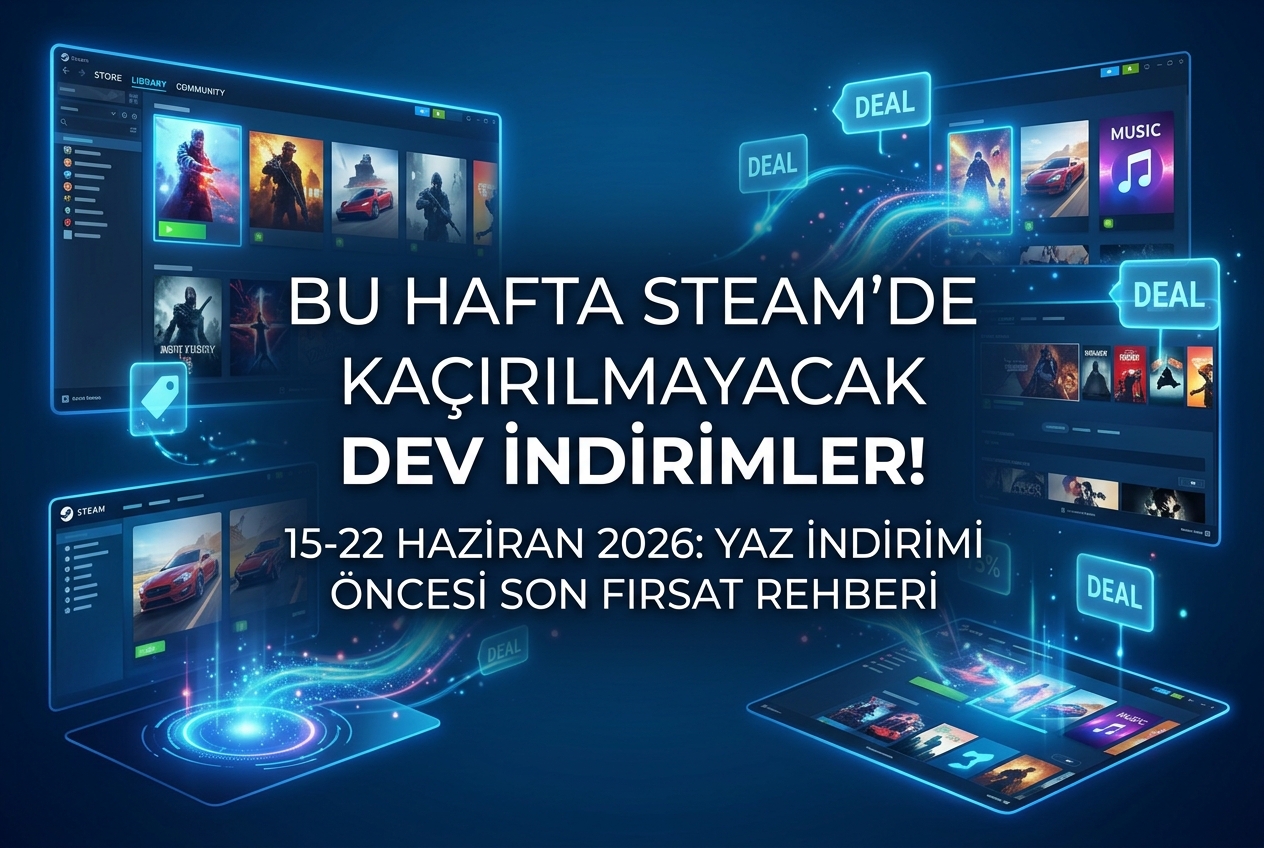 Steam Hafta Boyu Fırsatları (15-22 Haziran 2026): Bu Hafta Kaçırılmaması Gereken İndirimler