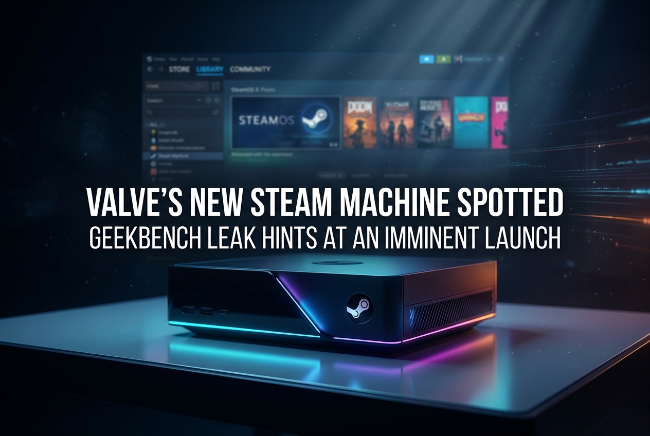 Steam Machine Spotted on Geekbench Running SteamOS: Launch Imminent?