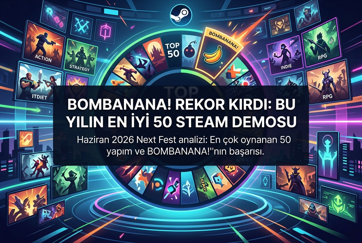 Steam Next Fest Haziran 2026: En Çok Oynanan 50 Demo ve Öne Çıkan Yapımlar