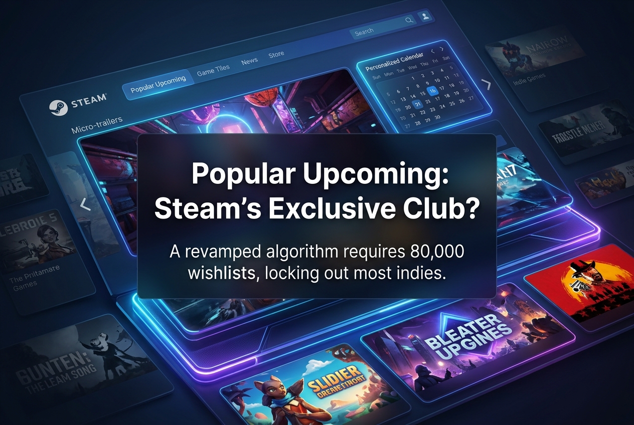Steam Store Redesign Looks Sleek, but Indie Games May Pay the Price