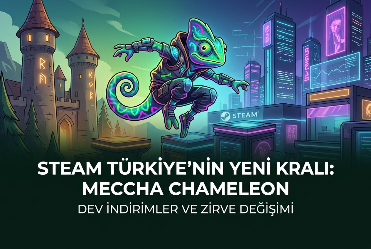 Steam Türkiye’de Bu Hafta En Çok Satan Oyunlar: MECCHA CHAMELEON Zirveye Oturdu