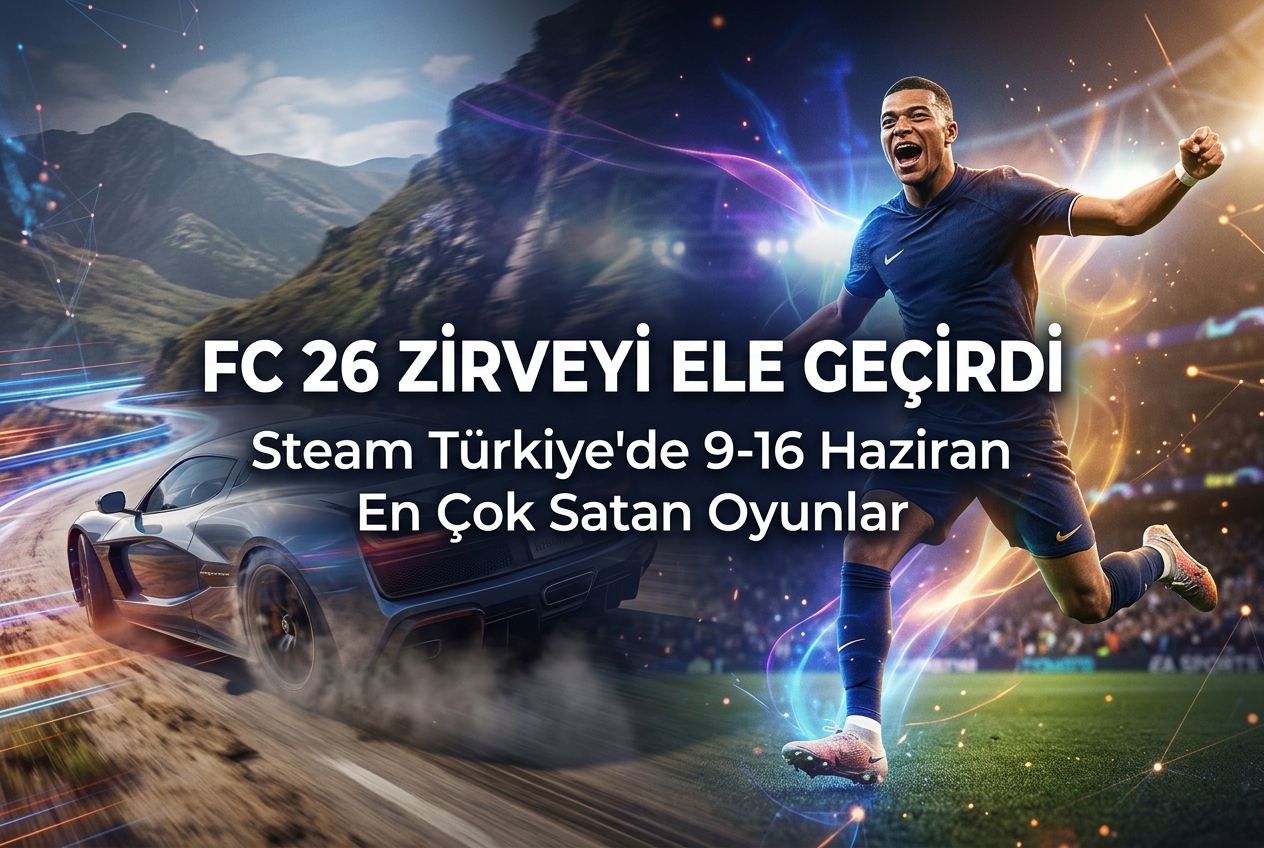 Steam Türkiye’de Haftanın En Çok Satan Oyunları: EA Sports FC 26 Zirveye Döndü (9-16 Haziran 2026)