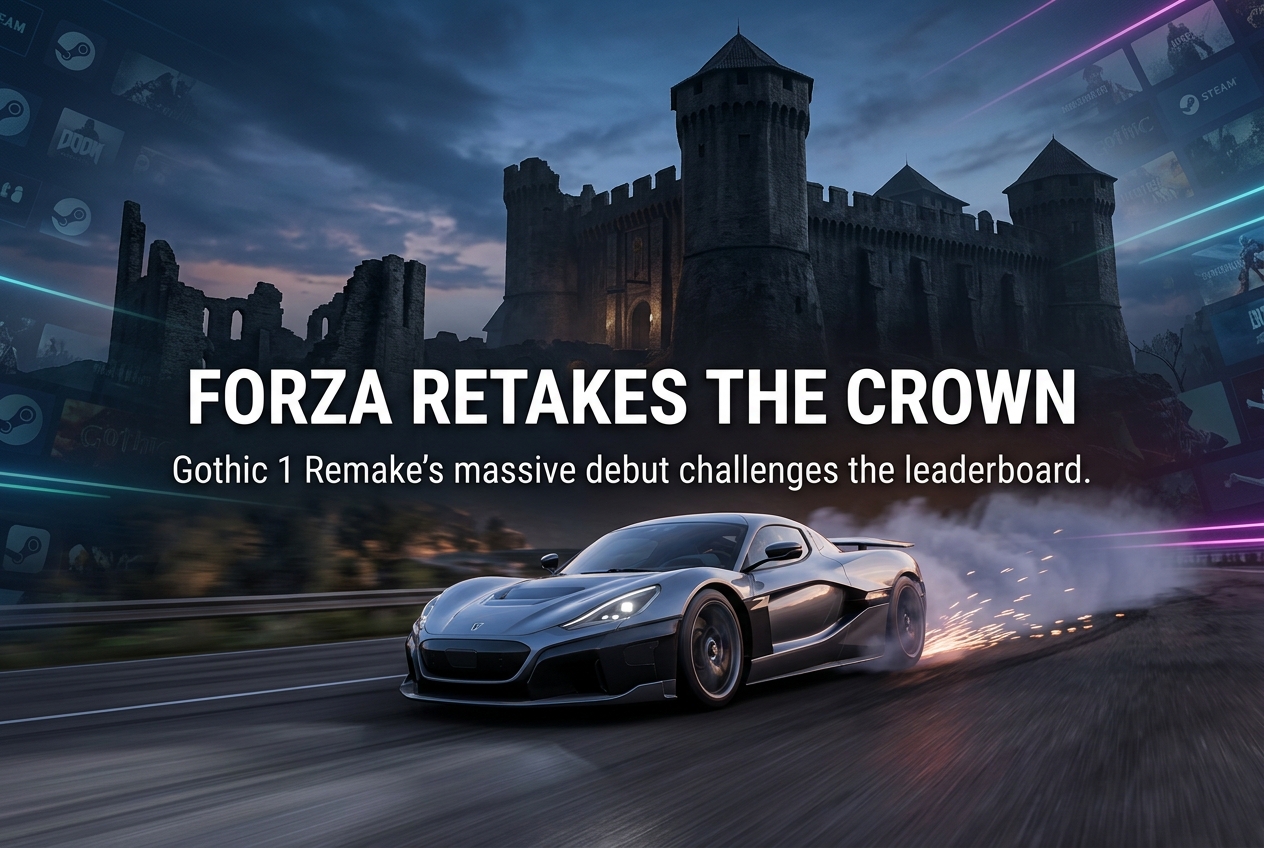 Steam Weekly Top Sellers (June 2-9, 2026): Forza Horizon 6 Leads, Gothic 1 Remake Debuts Strong