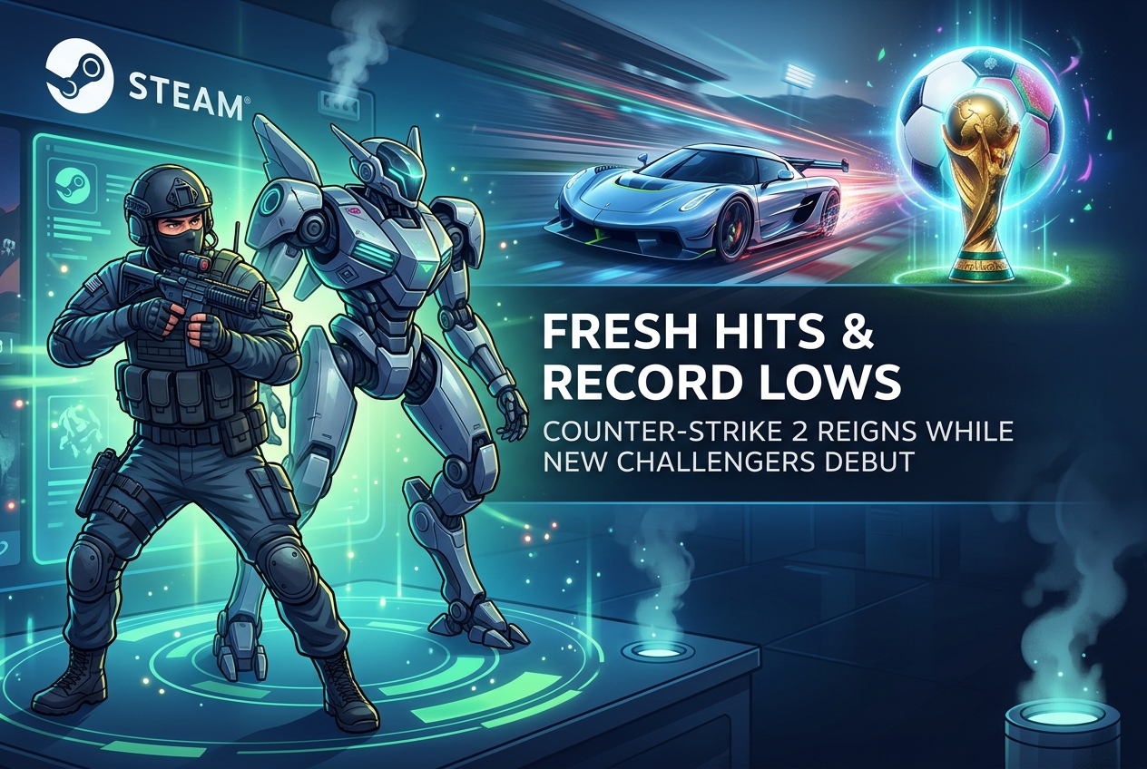 Steam Weekly Top Sellers (June 9-16, 2026): Discounts, New Releases, and Surprise Entries
