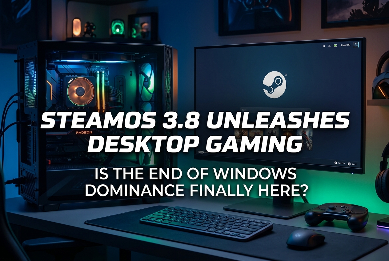 SteamOS 3.8 Opens the Door to Desktop PCs: Is This the Beginning of the End for Windows Gaming?