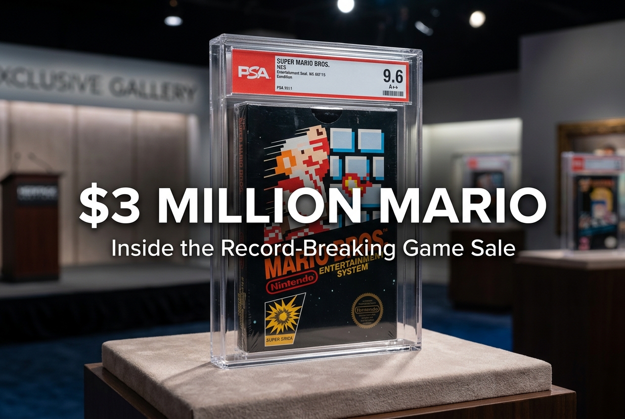 A Sealed Super Mario Bros. Just Sold for $3 Million: Inside the Most Expensive Video Game Sale Ever