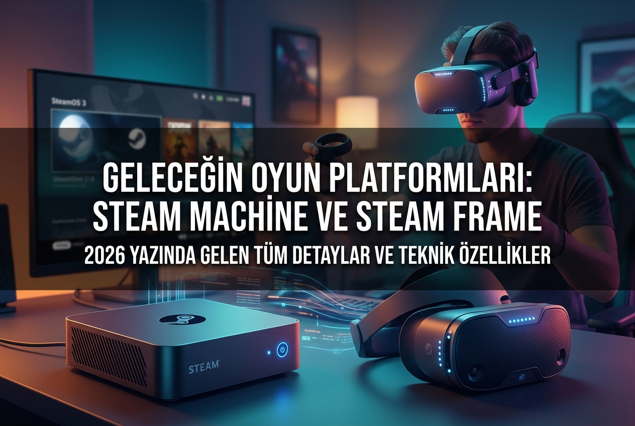 Valve’ın Yeni Donanımları Steam Machine ve Steam Frame 2026 Yazında Geliyor: Tüm Detaylar