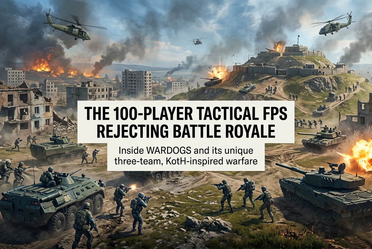 Wardogs: A 100-Player Tactical Military FPS That Rejects Battle Royale and Extraction Formulas