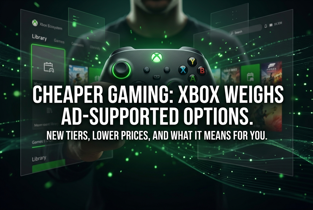 Xbox Explores Ad-Supported Gaming to Make Games More Affordable