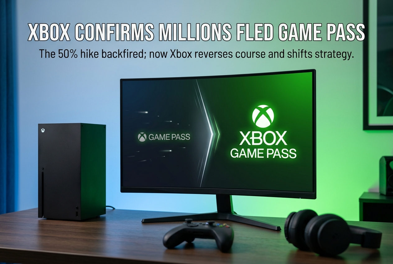 Xbox Admits Game Pass Lost Millions of Subscribers After the 50% Price Hike