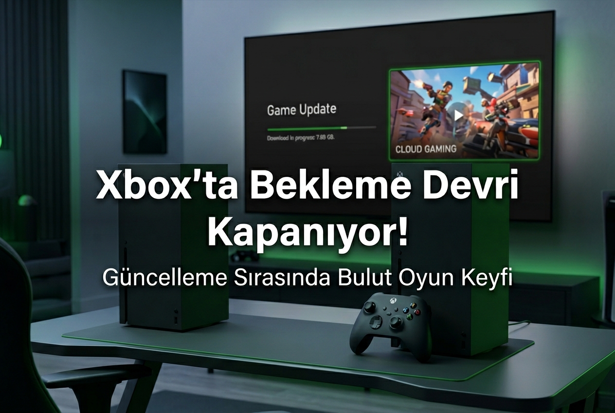 Xbox’ta Güncelleme Beklemek Tarihe Karışıyor: Bulut Oyun ile Güncelleme Sırasında Oynamaya Devam