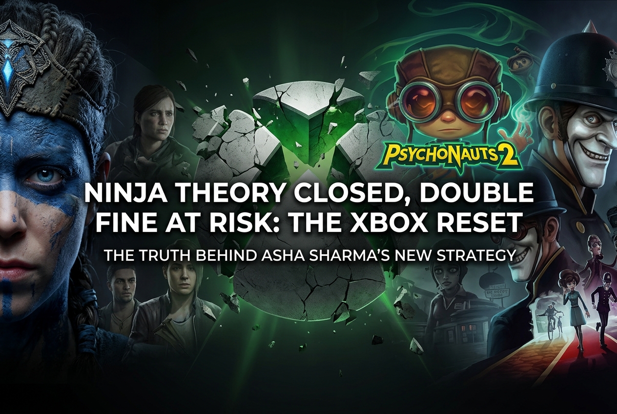 Xbox Studio Closures: Ninja Theory Shut Down, Double Fine and Compulsion Fighting to Survive