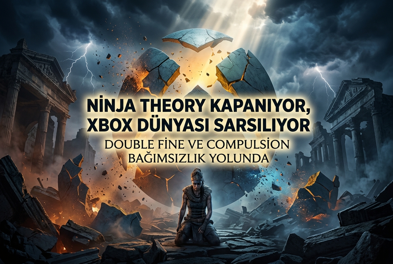 Xbox'ta Büyük Deprem: Ninja Theory Kapanıyor, Double Fine ve Compulsion da Tehlikede