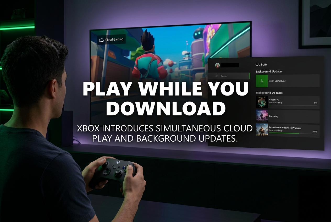 Xbox Now Lets You Play Games via the Cloud While Updates Download in the Background
