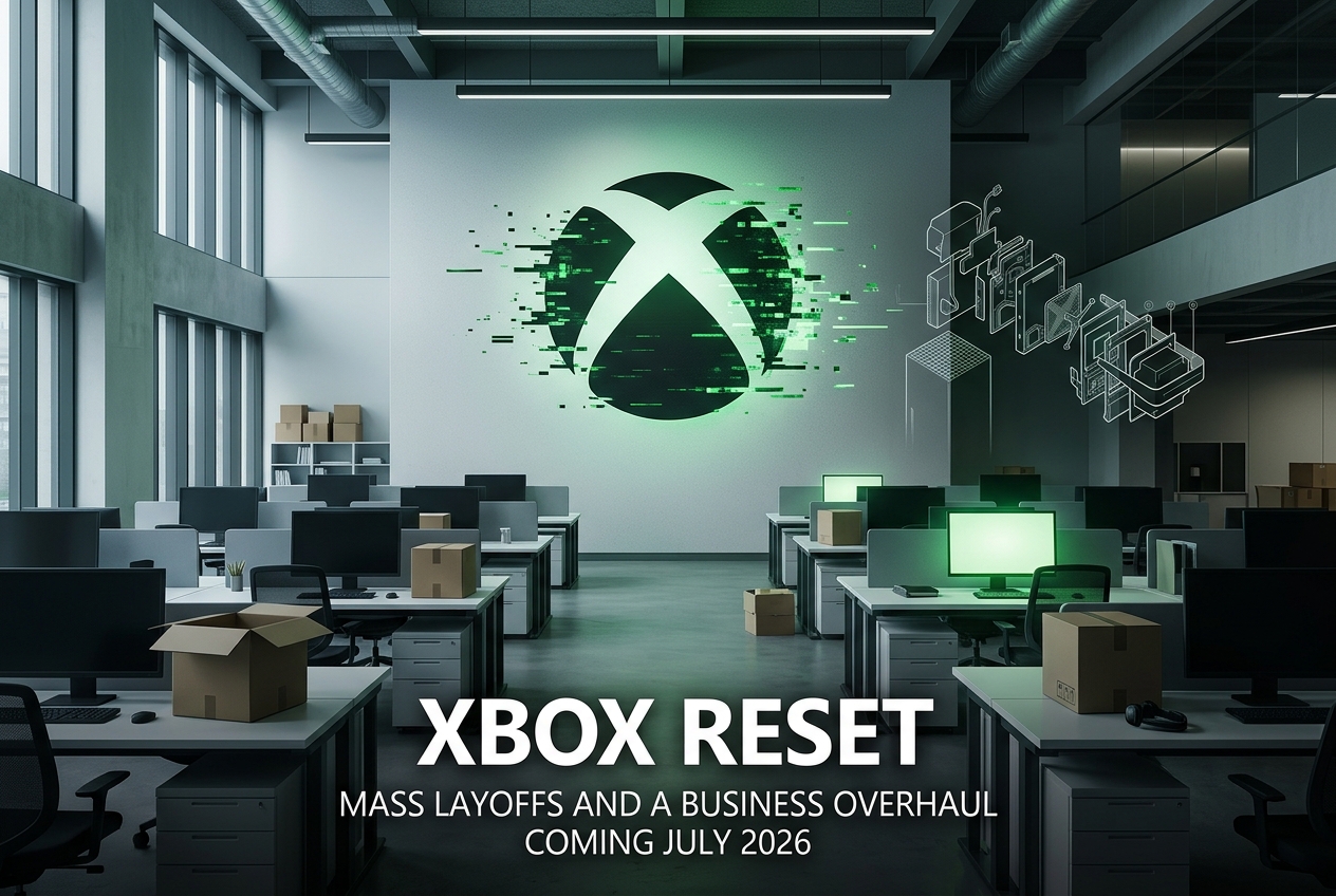 Xbox Reset: Mass Layoffs and a Full Business Overhaul Are Coming in July 2026