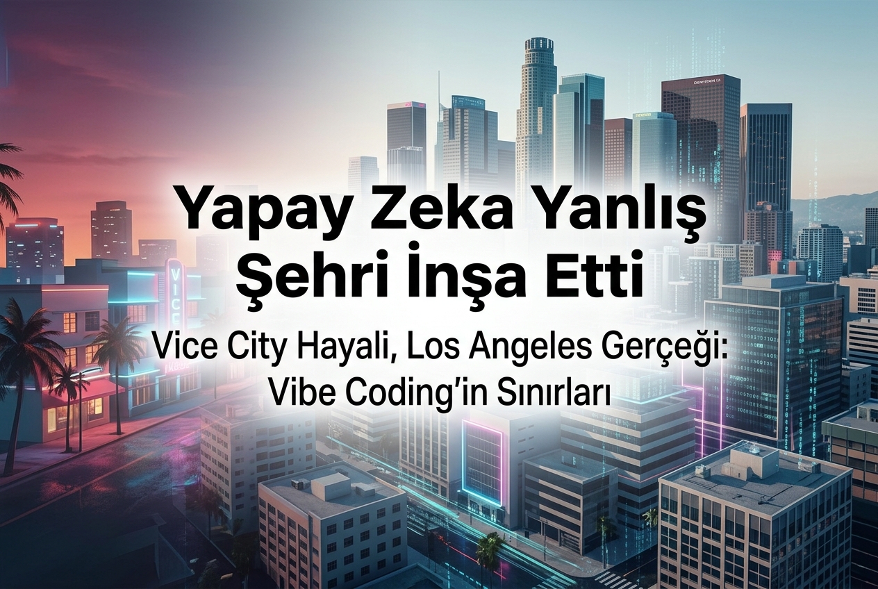 Yapay Zeka ile GTA 6 Klonu Yapmak İsteyen Geliştirici Vice City Yerine Los Angeles İnşa Etti