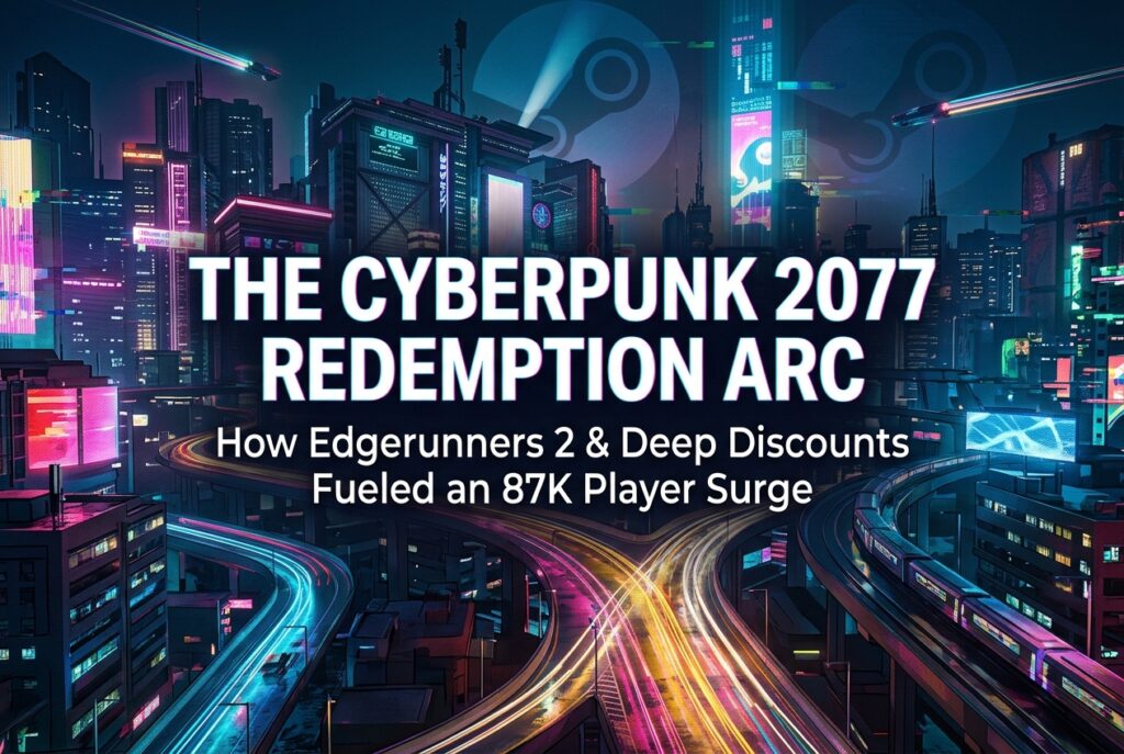 Cyberpunk 2077 Hits 87K Steam Peak: Discount And Anime