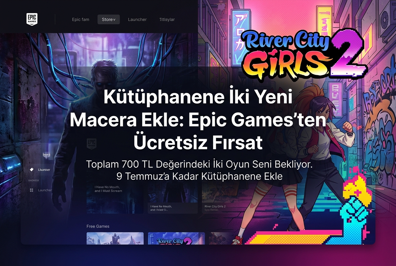 Epic Games Bu Hafta İki Oyunu Ücretsiz Dağıtıyor: I Have No Mouth ve River City Girls 2