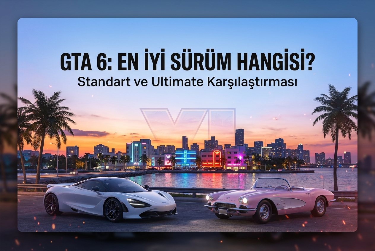 GTA 6 Standart ve Ultimate Sürüm Karşılaştırması: İçerikler, Fiyatlar ve Ön Sipariş Bonusları