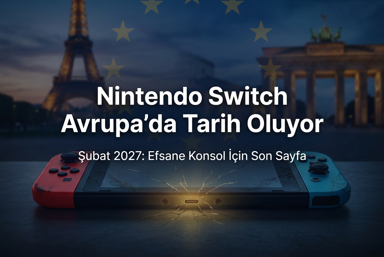 Nintendo Switch Avrupa’dan Çekiliyor: AB Batarya Yasası Efsane Konsola Veda Ettiriyor