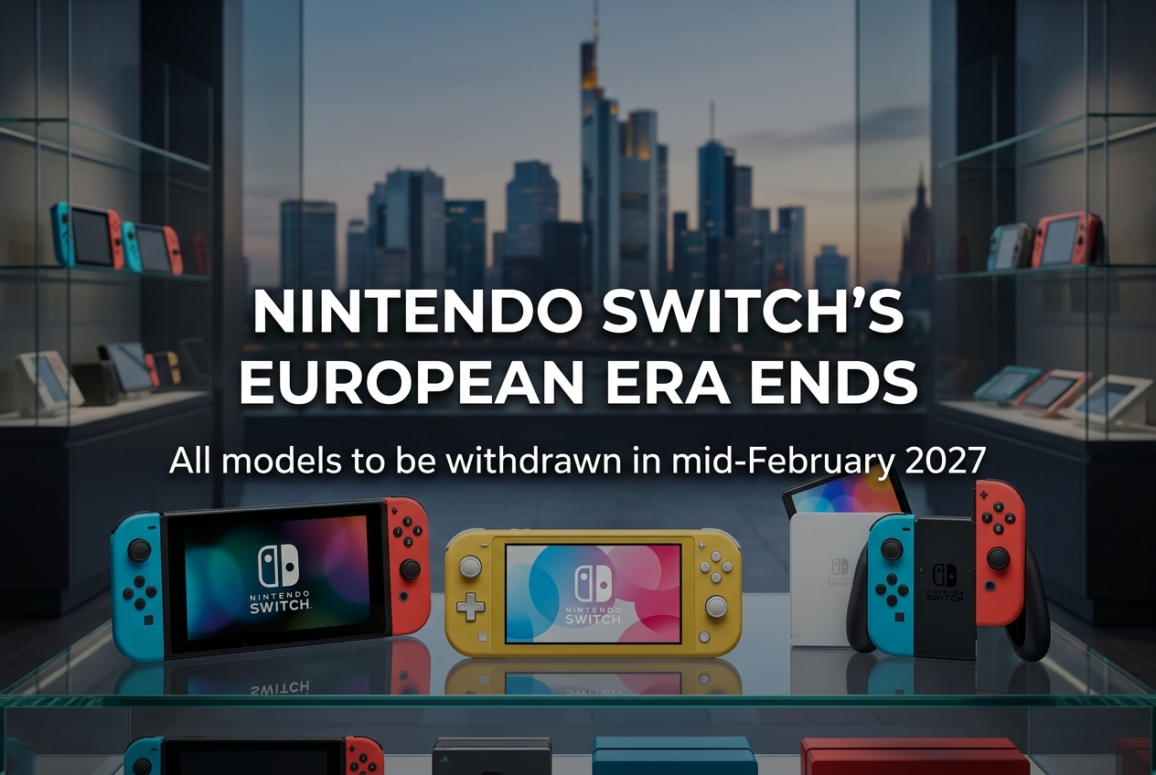Nintendo Switch Leaves Europe in February 2027: EU Battery Law Ends a 155-Million-Unit Era