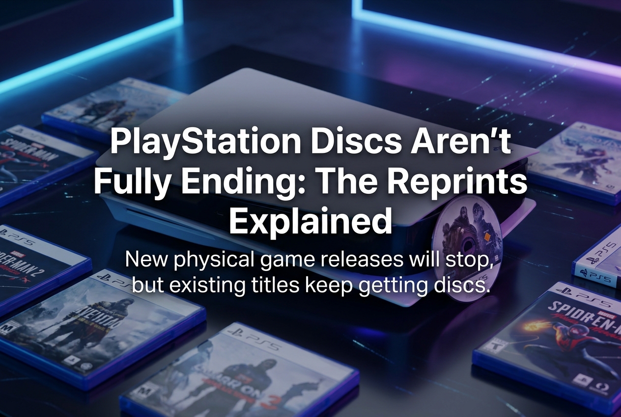 PlayStation Physical Disc Production Is Not Fully Ending: Sony Keeps the Door Open for Reprints