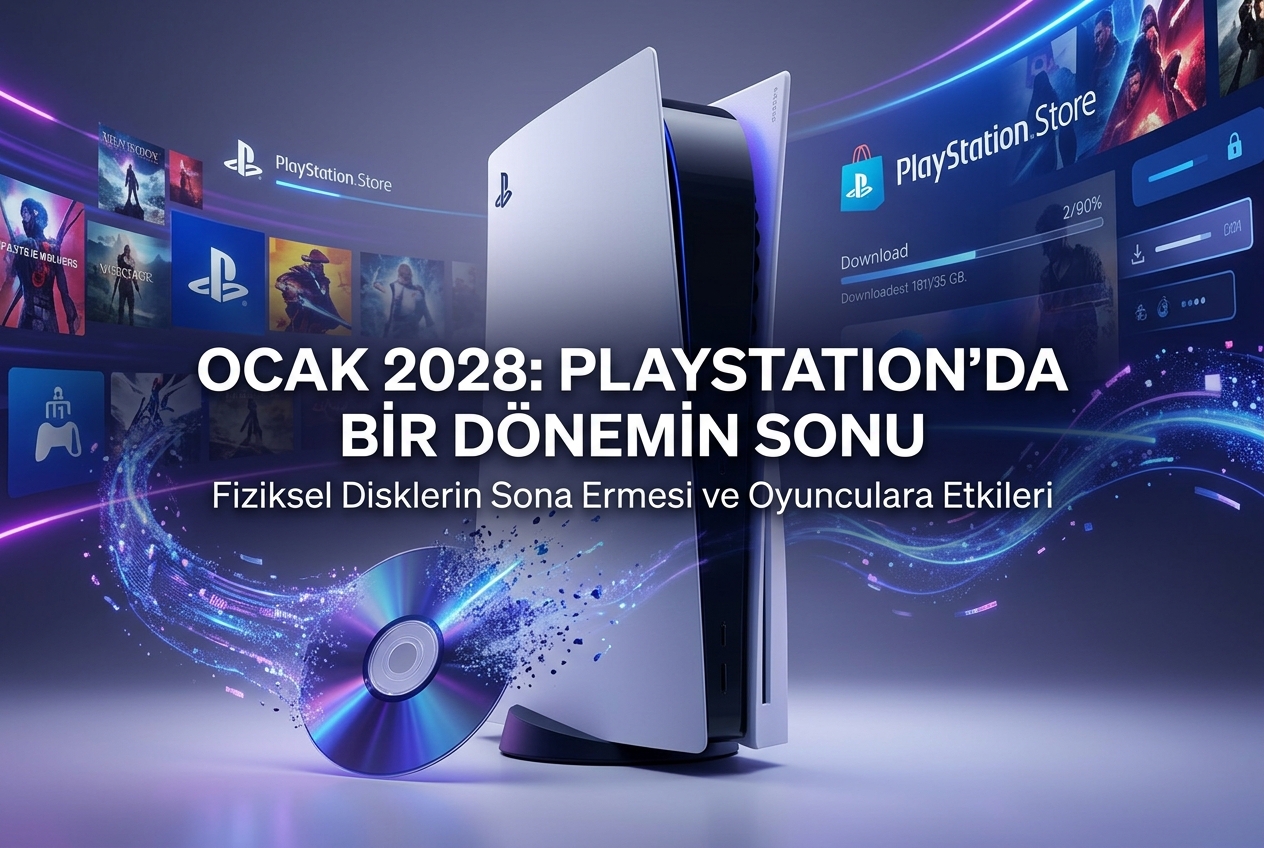 PlayStation Fiziksel Diski Bitiriyor: Ocak 2028'den Sonra Ne Değişecek?