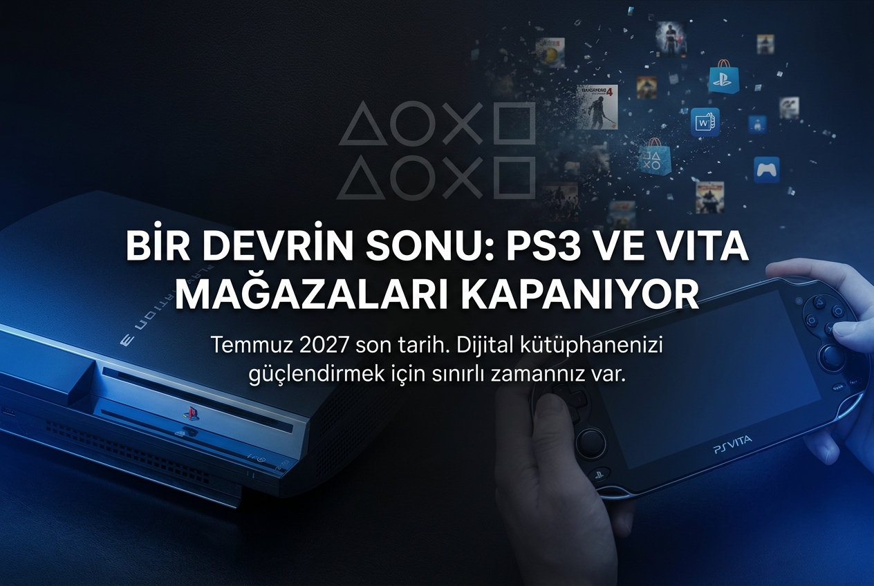 PlayStation 3 ve PS Vita Dijital Mağazaları Kapanıyor: Temmuz 2027’ye Kadar Süreniz Var