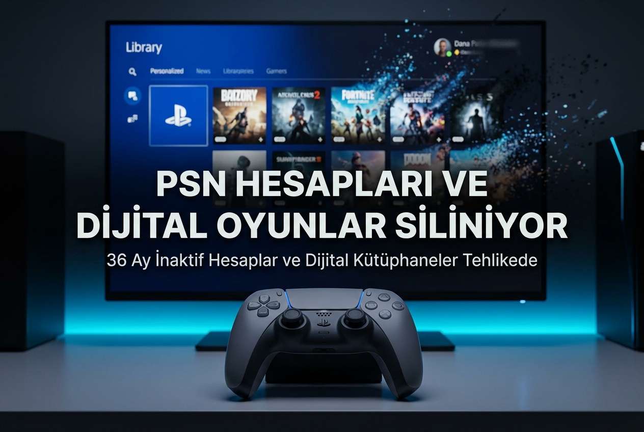 Sony PSN Hesaplarını Silmeye Hazırlanıyor: 36 Ay Kullanılmayan Hesaplar ve Dijital Oyunlar Tehlikede