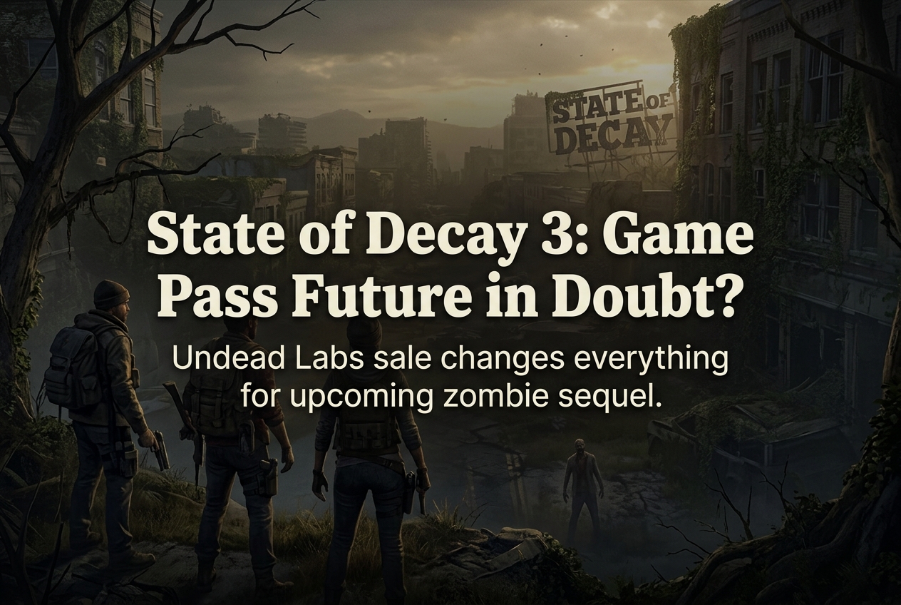 State of Decay 3 Might Skip Game Pass After Undead Labs Sale