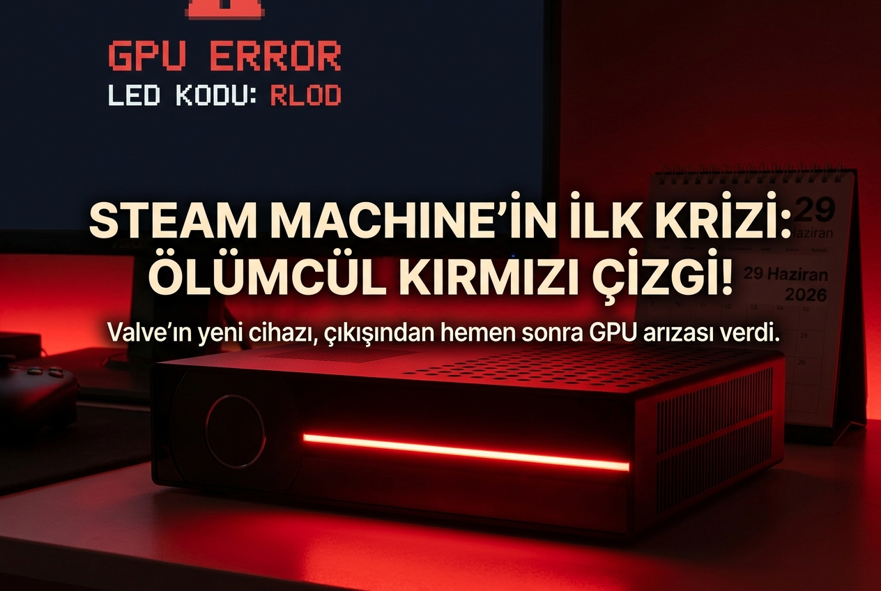 Steam Machine’in İlk Büyük Krizi: RLOD Hatası GPU Arızasına İşaret Ediyor