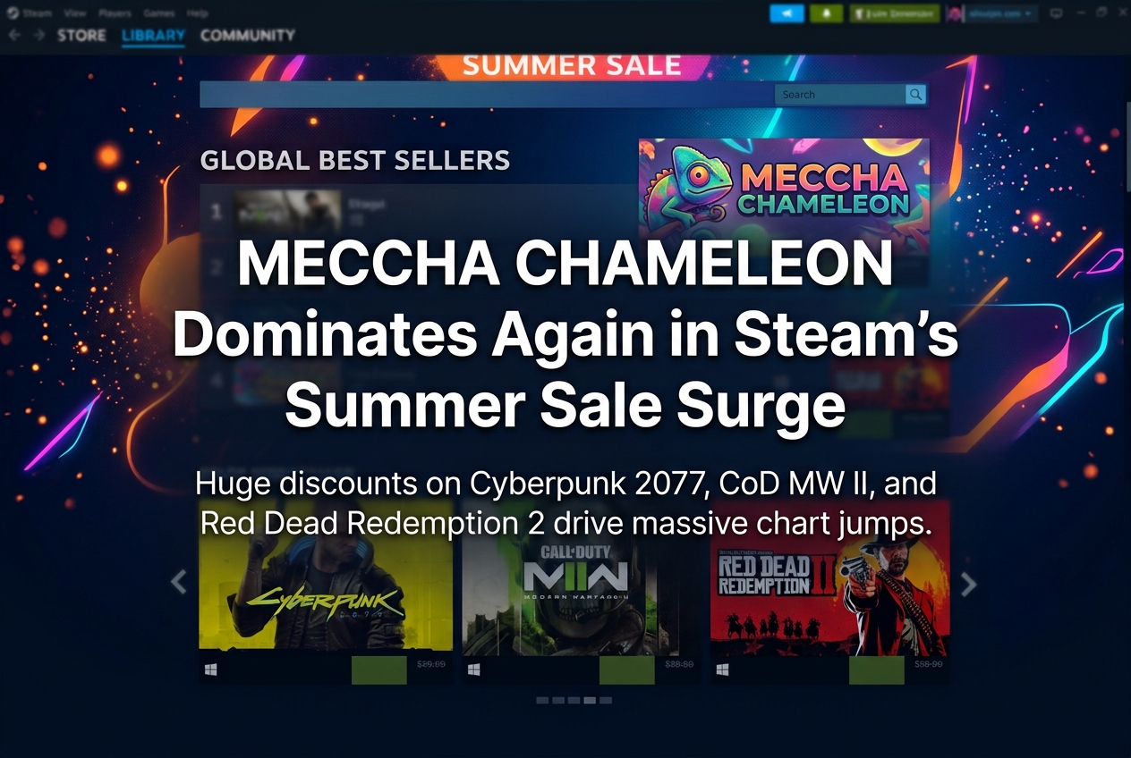 Steam's Best-Selling Games This Week: Summer Sale Shapes the 23-30 June 2026 Charts
