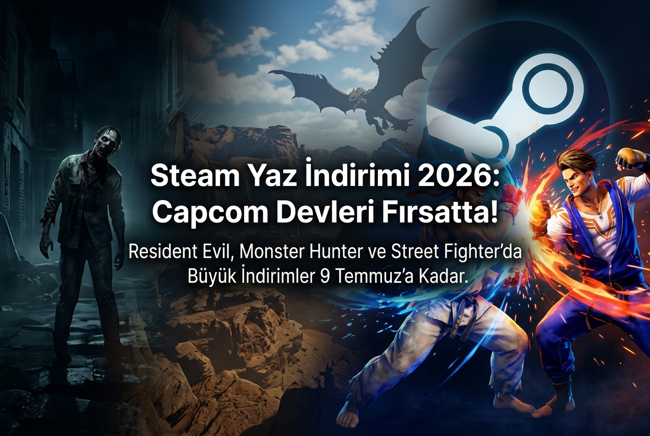 Steam Yaz İndirimi 2026: Capcom Oyunlarında %80'e Varan Fırsatlar (9 Temmuz'a Kadar)