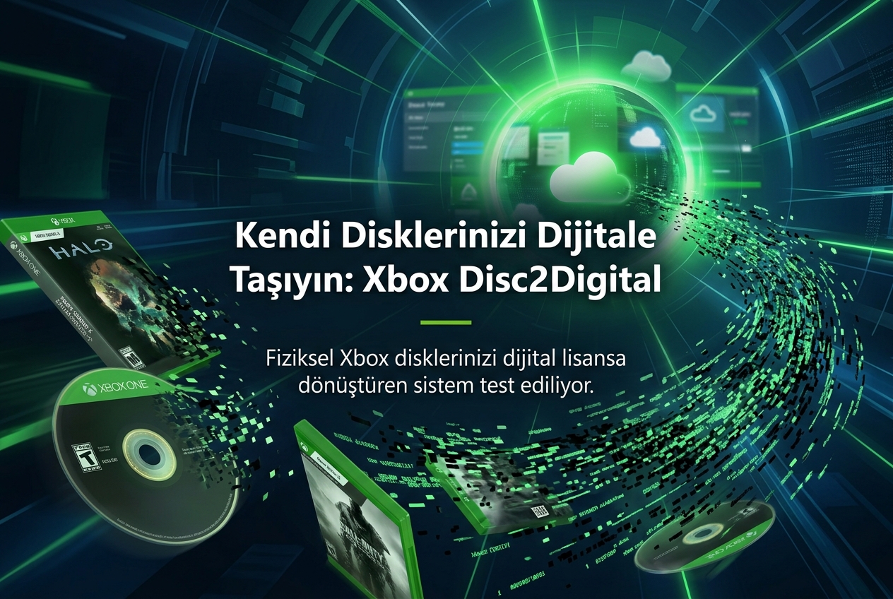 Xbox Disc2Digital: Fiziksel Oyun Disklerini Dijitale Dönüştüren Sistem Geliyor