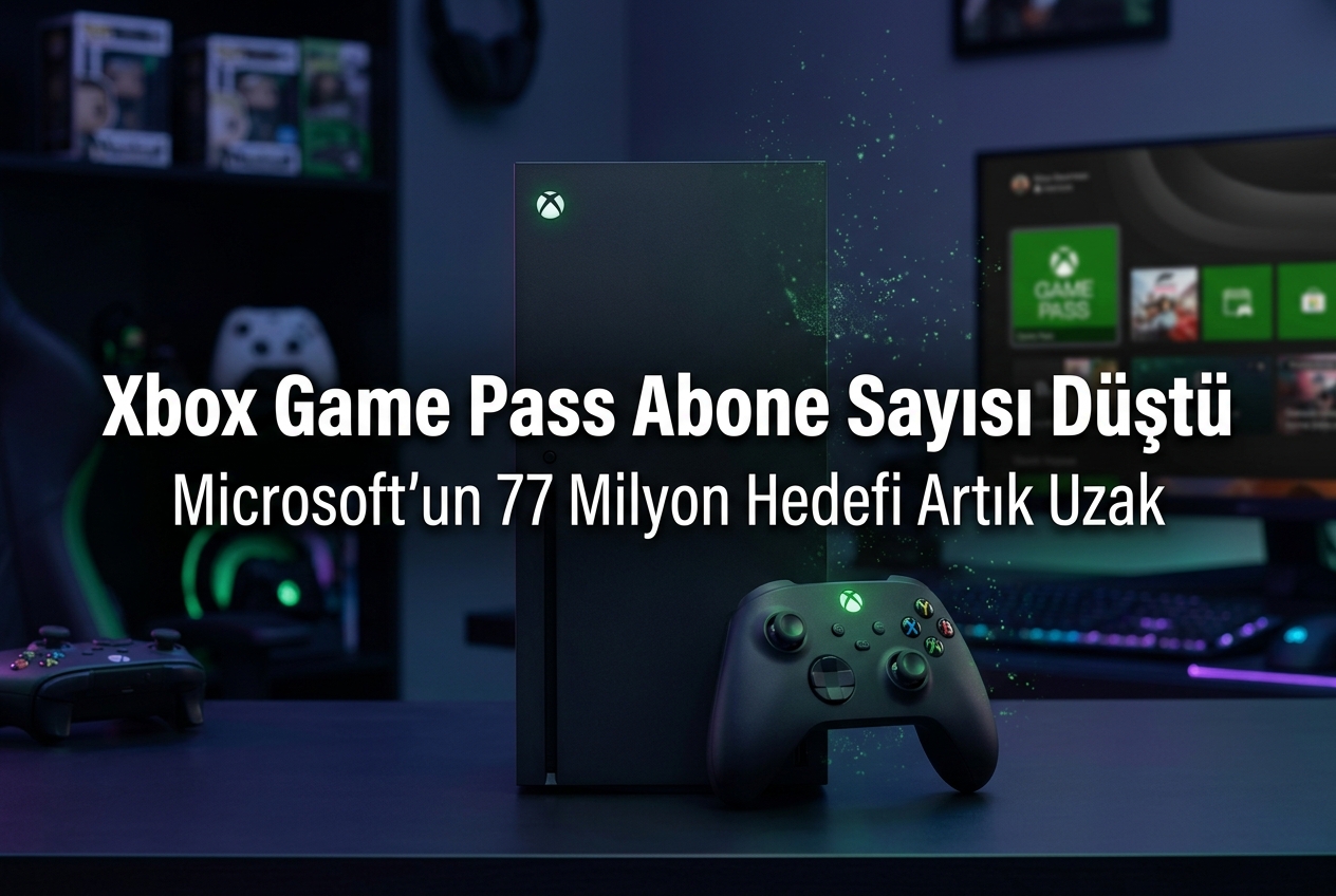 Xbox Game Pass Abone Sayısı 30 Milyona Geriledi: Microsoft'un 77 Milyon Hedefi Artık Hayal